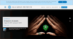 Desktop Screenshot of agakhanmuseum.org